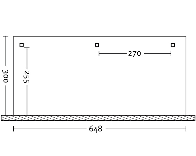 Skan Holz Terrassenüberdachung Andria aus Leimholz mit Mittelpfosten Breite 648 cm