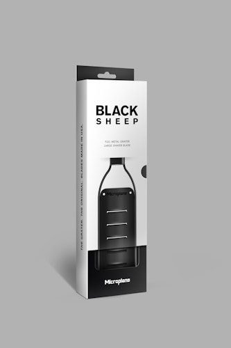 Microplane Große Raspel BLACK SHEEP Black Steel