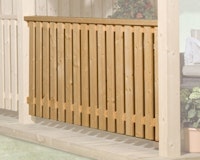 Weka halbhohes Brüstungselement für Terrassenüberdachung 672Zubehörbild