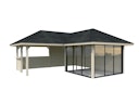 Vorschaubild Palmako Pavillon Bianca 24,9 m² Set 210 Slide - 28 mm