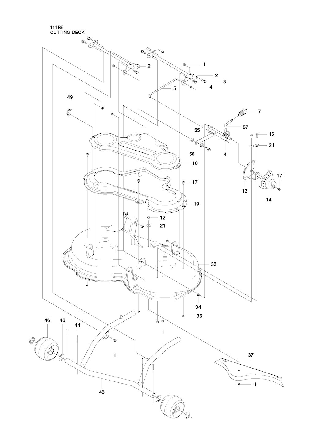 Explosionszeichnung Ersatzteile