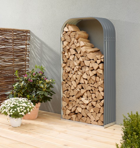 Vitavia Kaminholzregal Lignum Hoch B 99 x T 40 x H 200 cm