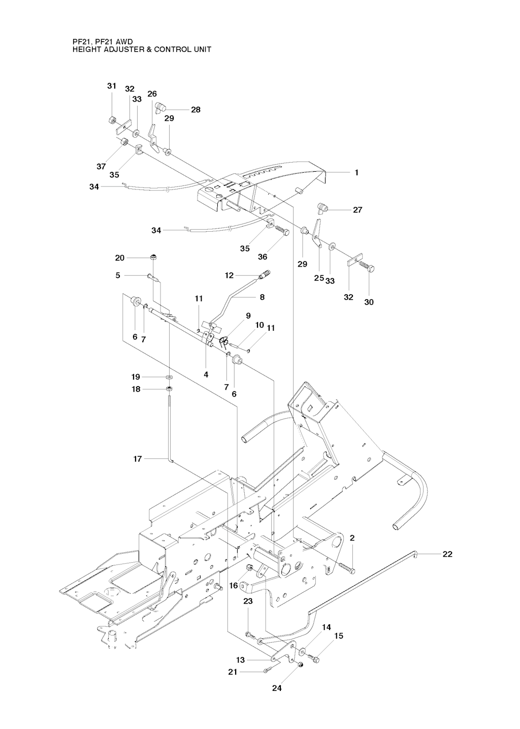 Explosionszeichnung Ersatzteile