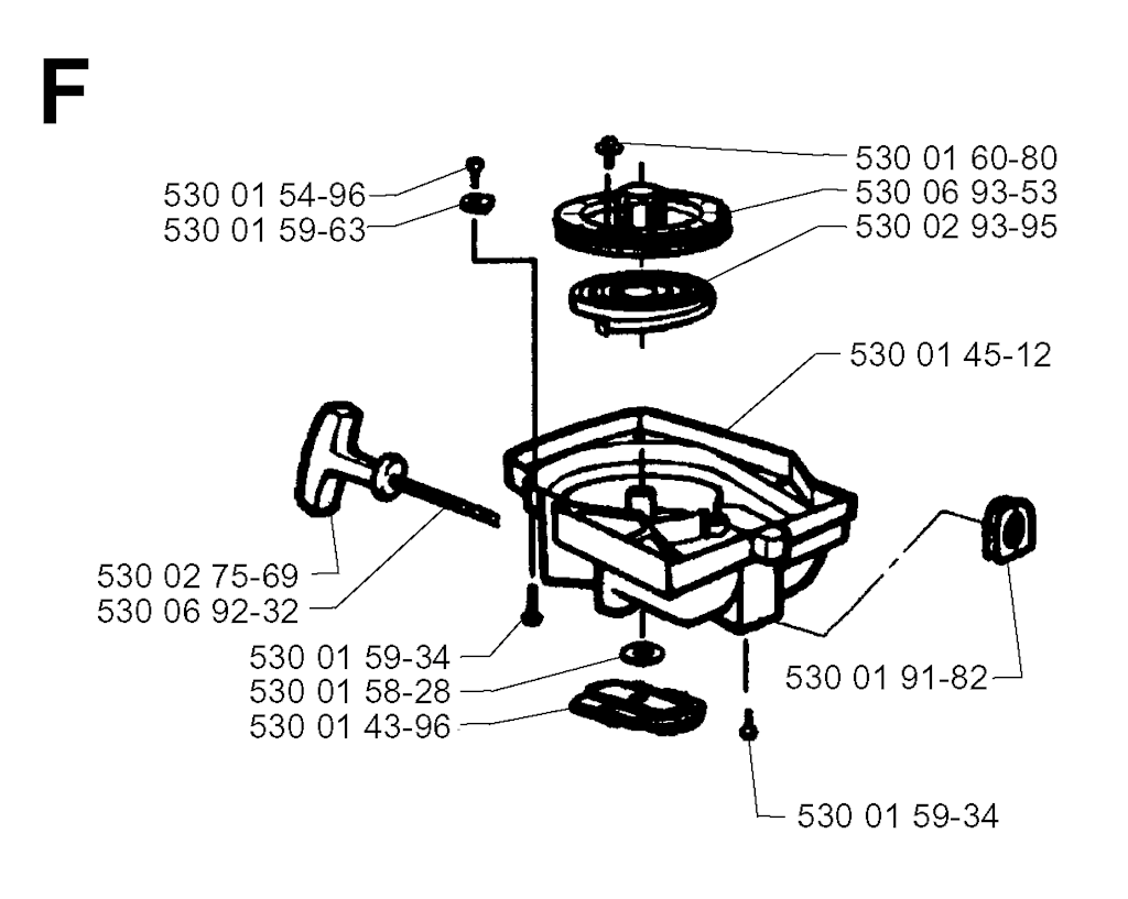Explosionszeichnung Ersatzteile