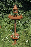 Badeko Vogeltränke „Tim“ in Edelrostoptik