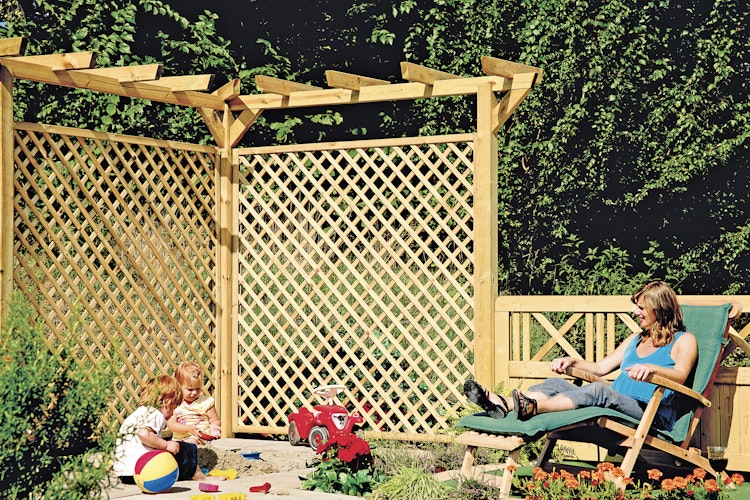 T&J DIAGONAL Rankzaun 6 x 6 / 180 x 180 cm