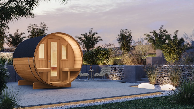 Wolff Finnhaus Saunafass Fasssauna 250