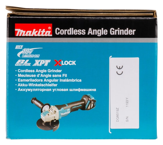 Makita Akku-Winkelschleifer DGA519Z