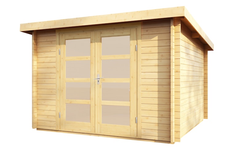 Wolff Finnhaus Blockbohlenhaus Pia 3024 - 34 mm