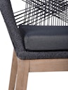 Vorschaubild Garden Pleasure Gartenmöbel Set ARVADA / POMONA, Tisch Ø 110 + 4 Sessel, Akazie / Rope / Kissen 100 % Polyester