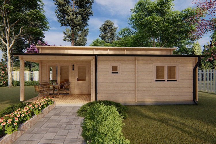 Wolff Finnhaus Ferienhaus Harstad 56 - 68 mm