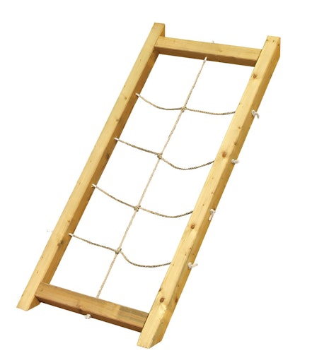 Akubi Kinderspielturm Ritterburg Löwenherz mit Netzrampe