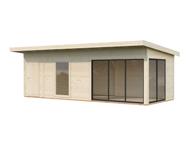 Palmako Gartenhaus Andrea 21,1 m² Slide Plus - 44 mm