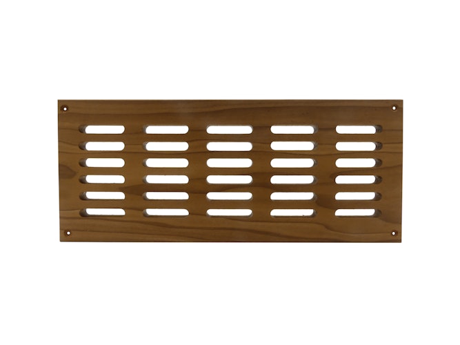 Eliga Lüftungsgitter Thermoholz für die Belüftung von Innen-Saunen  B 31,5 x H 13 cm