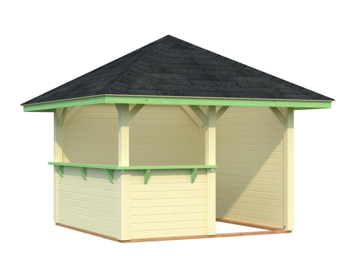 Palmako Pavillon Bianca 8,3 m² Set 103