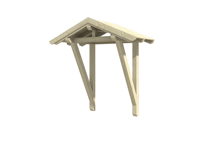 Skan Holz Satteldach Vordach Einzeltür Siegen