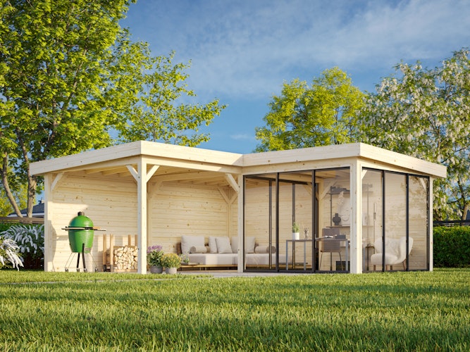 Palmako Carport/Pavillon Connect Lenna 24,9 m² Set 412 Slide