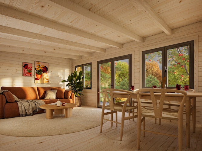 Palmako Gartenhaus Lisandra 19,4 m² - 44 mm