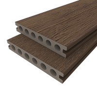 NewTechWood Deluxe Vintage WPC-Terrassendiele Hohlkammer Ipé  23 x 138 mm