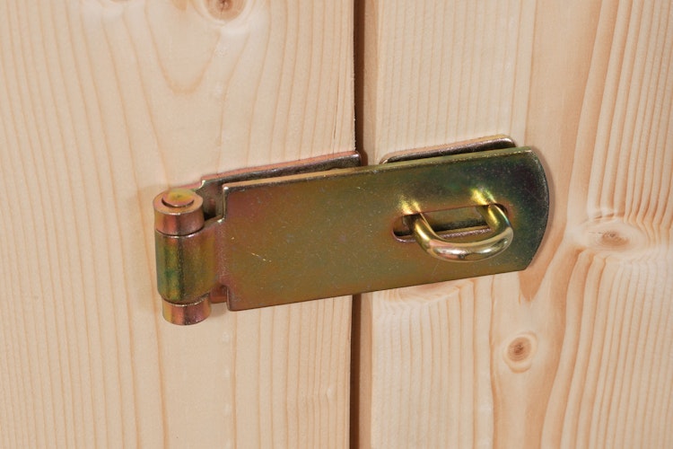 Karibu Multifunktionshaus Pultdach-Gartenhaus inkl. Schleppdach und Anbauschrank - 19 mm