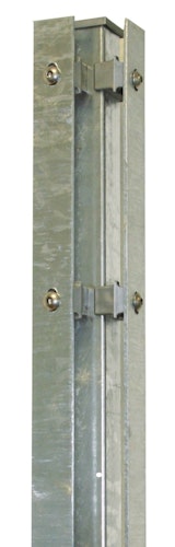 Kraus DS Eckpfosten S 60x40 mm mit Abdeckschiene - zum Einbetonieren