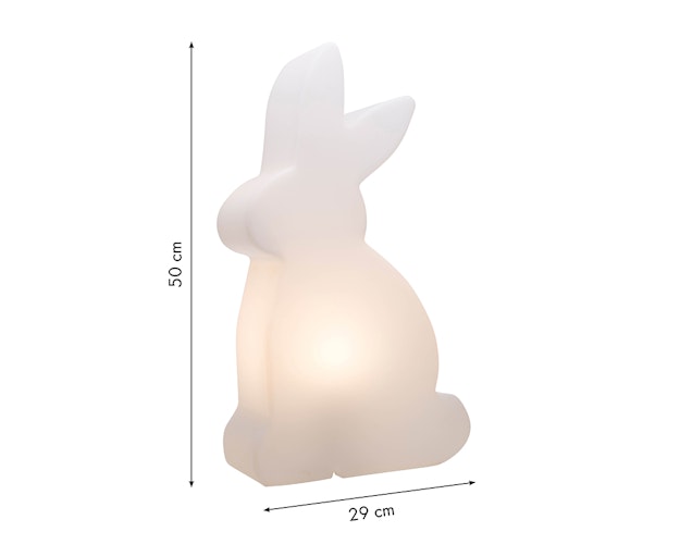 8 seasons design LED-Dekoleuchte Shining Rabbit 50 cm (RGB)