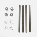 Vorschaubild BambusBASIS Montageset BETON / MAUERWERK für Bodenankerplatte - 4 Klebeanker L: 8cm, 4 Hutmuttern, 4 Unterlegscheiben, V2A