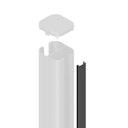 Vorschaubild TraumGarten Ersatzteil: Abschlussleiste für Pfosten BASIC anthrazit 