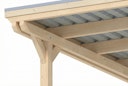 Vorschaubild Skan Holz Emsland - Flachdach Doppelcarport aus Leimholz Breite 609 cm