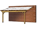 Vorschaubild Skan Holz Terrassenüberdachung Verona o. Mittelpfosten Breite 434 cm