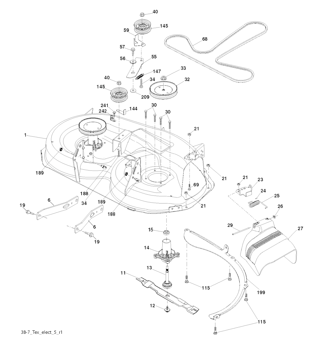 Explosionszeichnung Ersatzteile