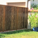 Vorschaubild BambusBASIS Modul5 Mittelpfosten Cortenstahl