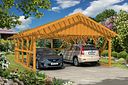 Vorschaubild Skan Holz Schwarzwald - Satteldach Doppelcarport Breite 684 cm