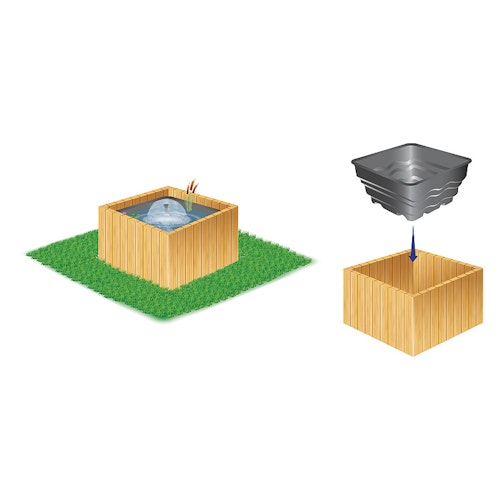 Heissner Terrassenteich PE-Becken 900 Liter (B084-00)