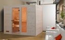 Vorschaubild Weka Sauna 538 / Valida Gr. 4 Glastür+Fenster - Massivholzsauna 38 mm