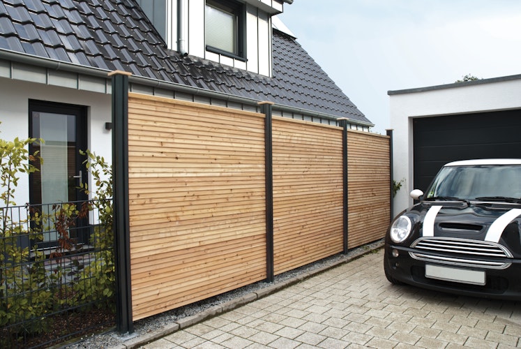 Handmuster OSMO  Sichtschutz JUEL A Lärche Natur