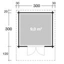 Vorschaubild Wolff Finnhaus Blockbohlenhaus Mona 34-A/B