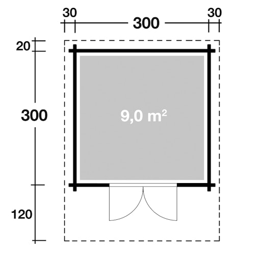 Wolff Finnhaus Blockbohlenhaus Mona 34-A/B