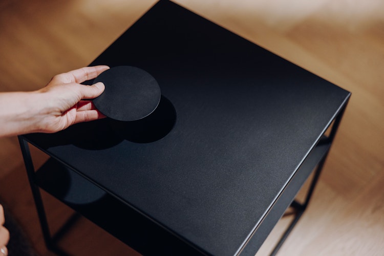 höfats FIRE FRAME Loungetisch für SPIN air Einbau