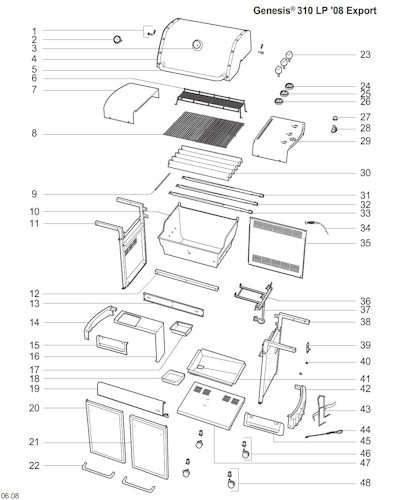 Weber Genesis S-310 LP SS (2008) (DE/AT)