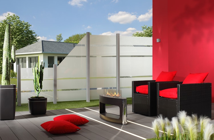 TraumGarten System Glas ALPHA 900 x 900 mm