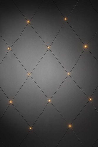 Konstsmide Weihnachtsbeleuchtung  LED Lichternetz 96 bernsteinfarbene Dioden B300 H300