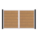 Vorschaubild GroJa BasicLine Premium Doppeltor Rahmen Aluminium EV1 3000 x 1800 mm