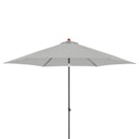 Vorschaubild doppler Mittelmastschirm myZONE 300 Push up, Aluminium Anthrazit / 100 % Polyester 180 g/m²