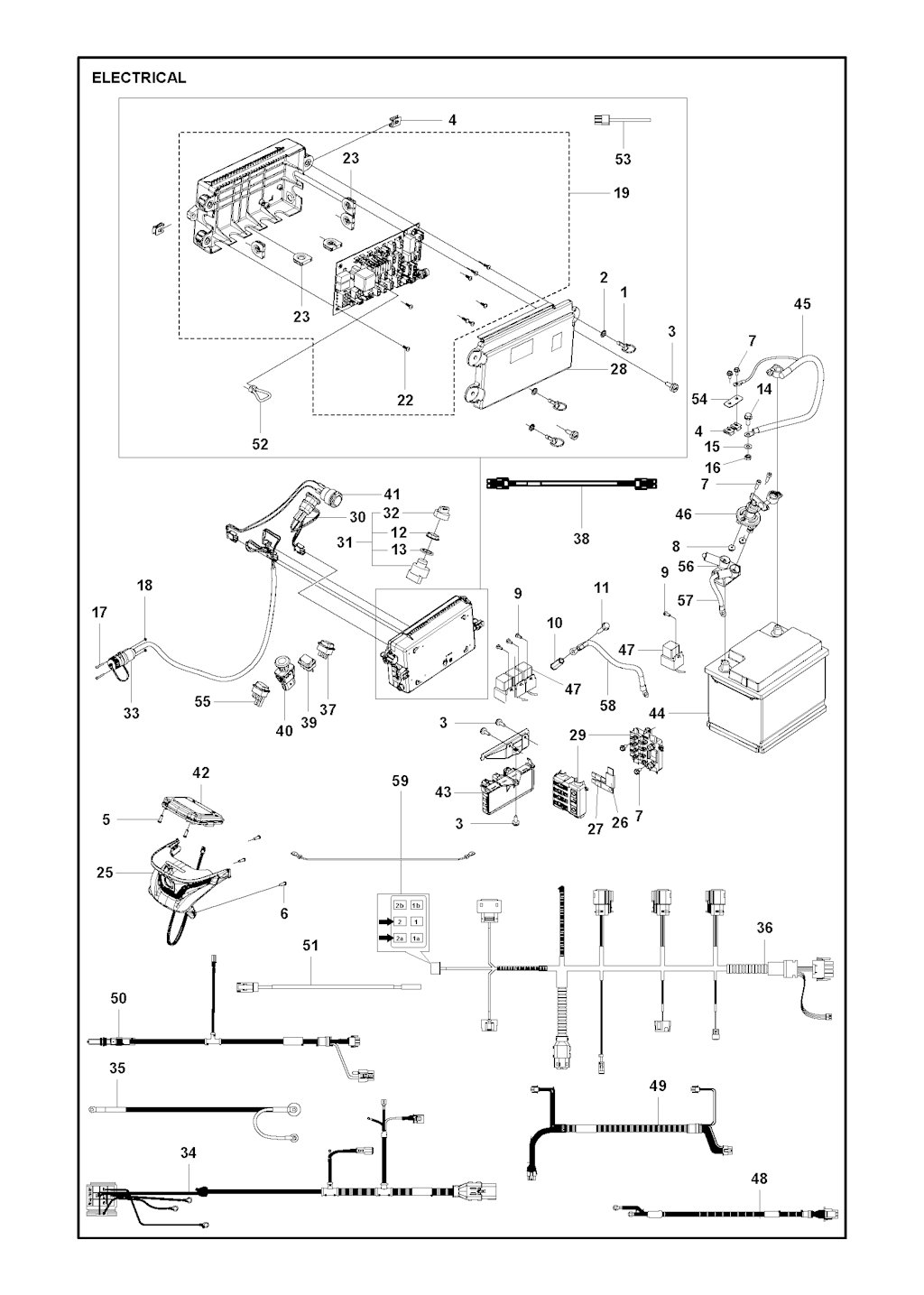 Explosionszeichnung Ersatzteile