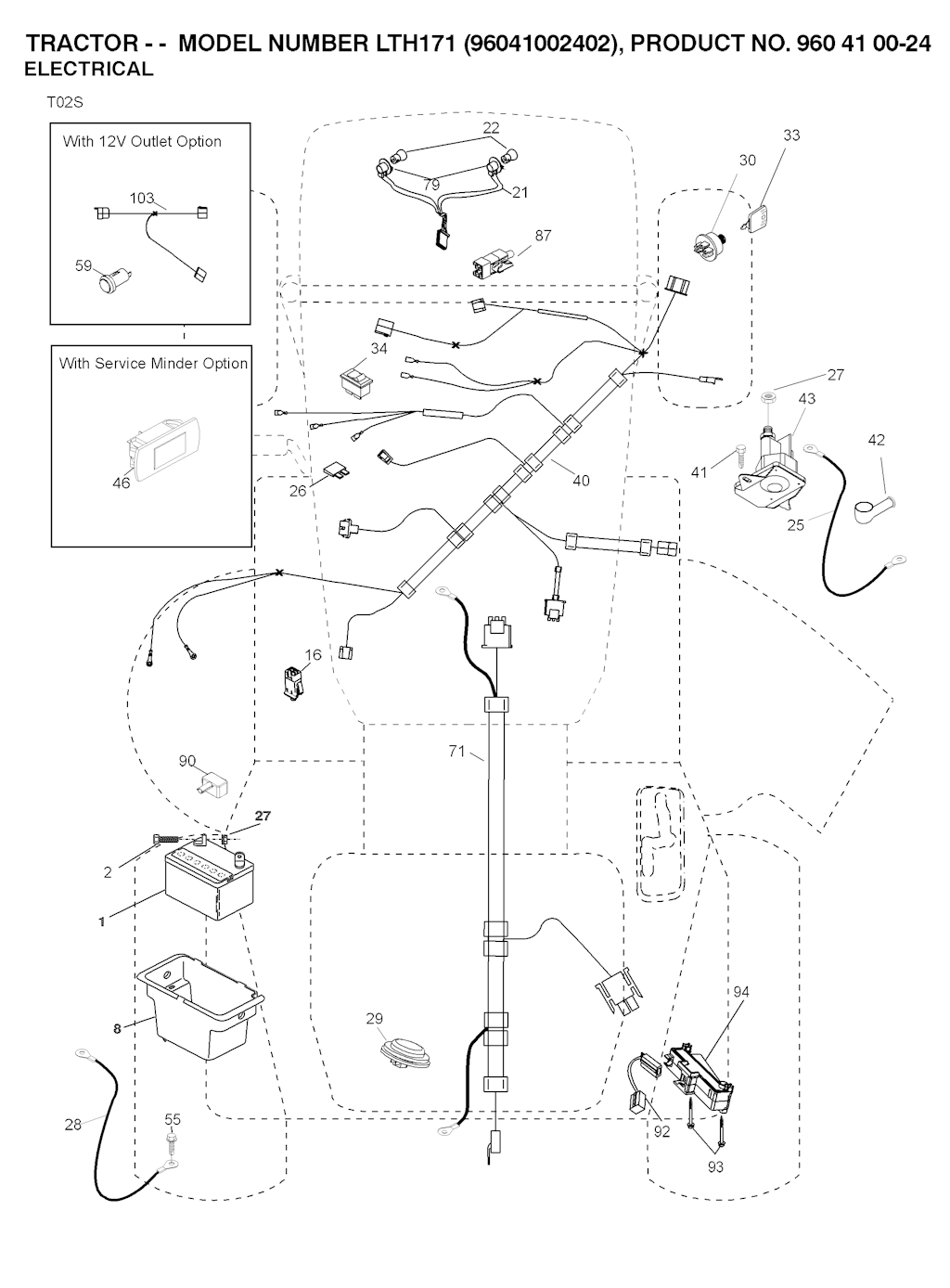 Explosionszeichnung Ersatzteile