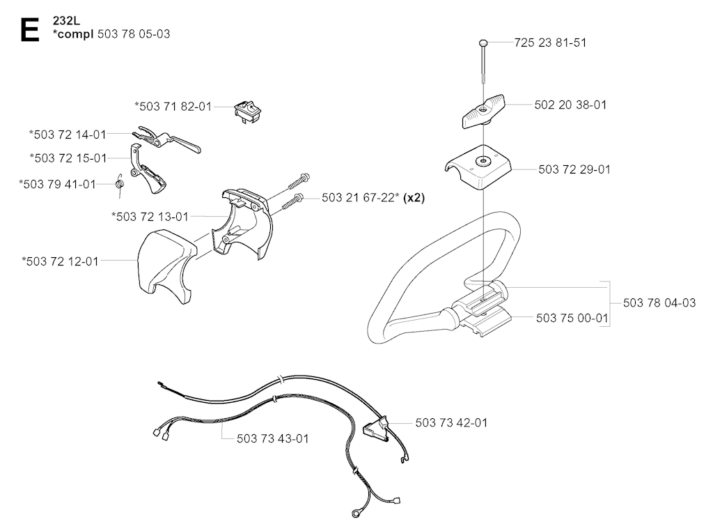 Explosionszeichnung Ersatzteile