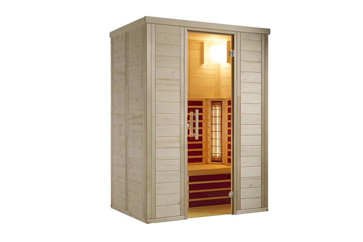 Infraworld Infrarotkabine TrioSol Natura 148 inkl. 5-teiligem gratis Zubehörset
