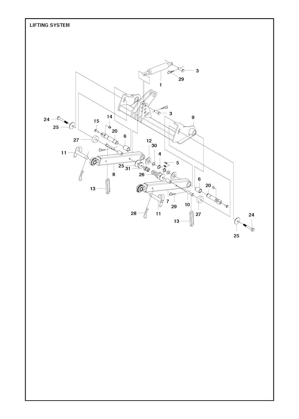 Explosionszeichnung Ersatzteile