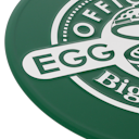 Vorschaubild Big Green Egg Texttafel rund grün - Official EGGhead